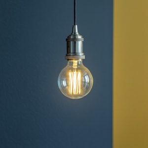 Ideal lux frida sp1 lampada a sospensione vintage cromo per isola