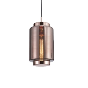 Lampada a sospensione in vetro rame design moderna