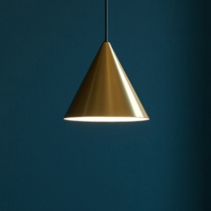 Eglo narices lampada dorata a sospensione per isola cono oro ottone
