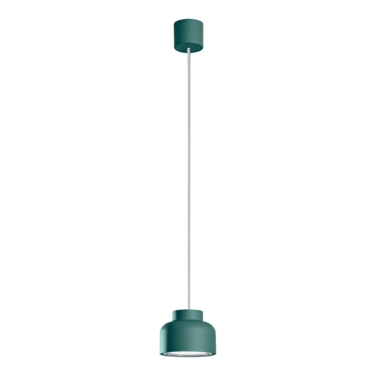 Lampada sospensione moderna vivida bottone petrolio Lampada sospensione moderna vivida bottone petrolio