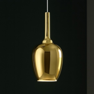 Gea luce ofelia lampada a sospensione per tavolo cucina colore oro