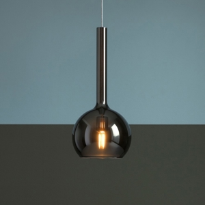 Lampada sospensione per camera da letto sfera di vetro
