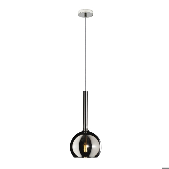 Lampada sospensione per camera da letto sfera di vetro