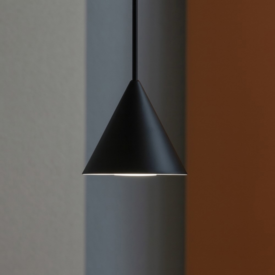 A-line sp1 d13 ideal lux lampada nera a sospensione cono per isola