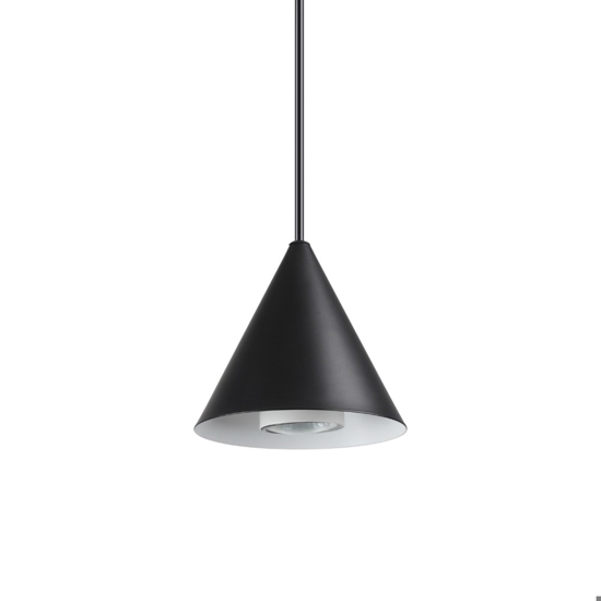 A-line sp1 d13 ideal lux lampada nera a sospensione cono per isola