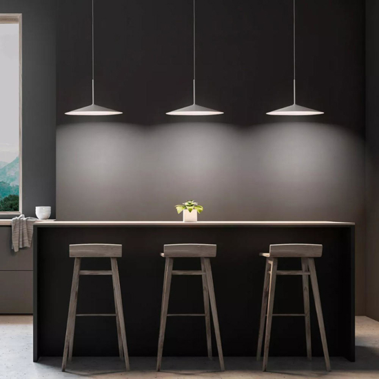 Lampadario da cucina poe plus grigio linea light led 15w 3000k Lampadario da cucina poe plus grigio linea light led 15w 3000k