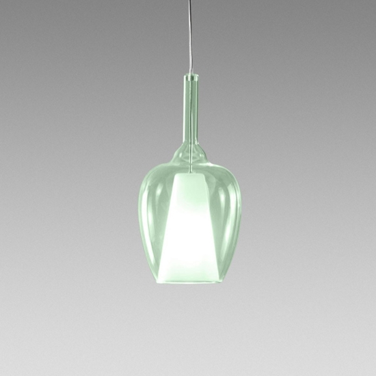 Gea luce ofelia lampada a sospensione per cucina moderna in vetro