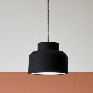 Visualizza i dettagli per Lampada a sospensione moderna nera vivida bottone per isola cucina Lampada a sospensione moderna nera vivida bottone per isola cucina