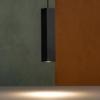 Ondaluce so aloa lampadario nero quadrato per bagno piccolo