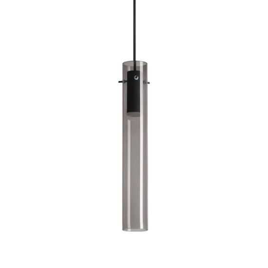 Lampada a sospensione per isola cucina flam sp vetro fume' led Lampada a sospensione per isola cucina flam sp vetro fume' led