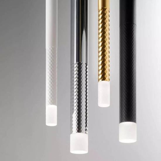 Puccini linea light lampada a sospensione bianco led 3000k 90cm