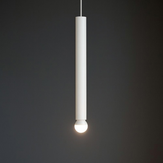 Lampada a sospensione birba linea light e27 bianca Lampada a sospensione birba linea light e27 bianca