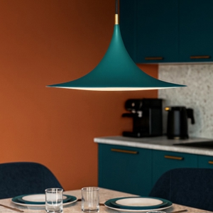 Linea light morgana lampadario da cucina moderna verde e27