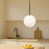 Maytoni basic form lampadario a sospensione nera moderna per bagno