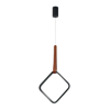 Lampadario da bagno ondaluce so regoli square led design moderna 12w 3000k