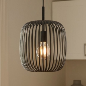 Romazzina eglo lampada a sospensione design orientale colore nero