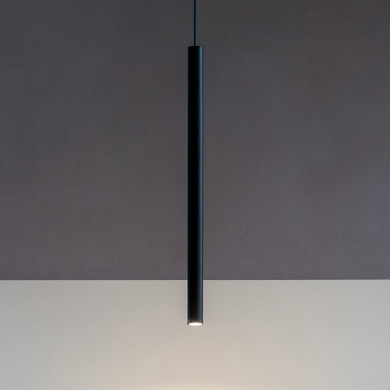 Maytoni pro extra lampada a sospensione led 6w 4000k cilindrica nera