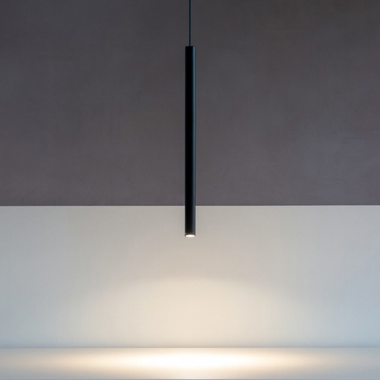 Maytoni pro extra lampada a sospensione led 6w 4000k cilindrica nera
