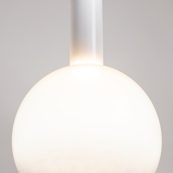 Maytoni nebula lampada a sospensione bianca per cucina led 3000k