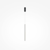 Maytoni halo lampadario a sospensione per bagno piccolo nera led 11w cct da 3000k a 4000k