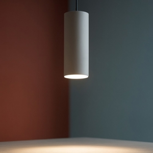 Lampada a sospensione cilindro grigio top light shape