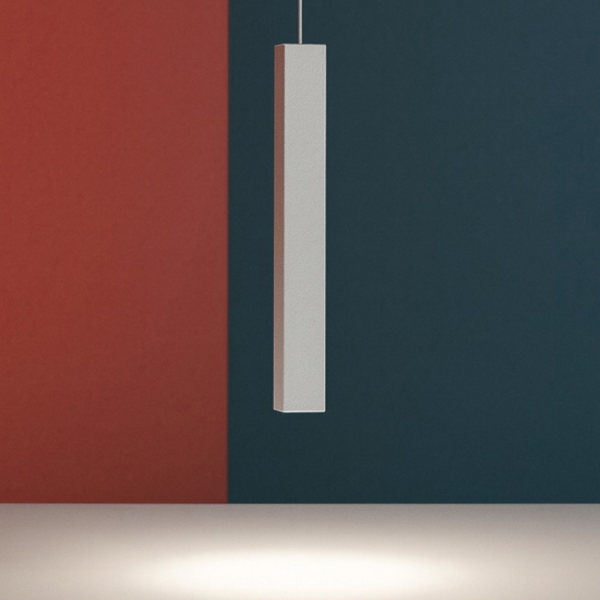 Toplight lampada a sospensione per isola isola penisola cucina squadrata grigio