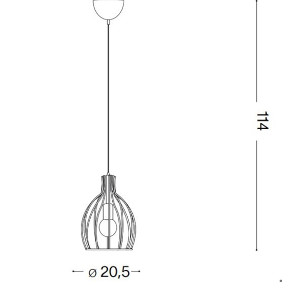 Ampolla-2 sp1 ideal lux nero lampada a sospensione per isola cucina moderna