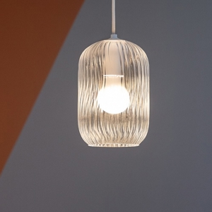 Lampada a sospensione per isola trasparente toplight tender