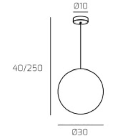 Lampada a sospensione toplight sfera di vetro ambra Lampada a sospensione toplight sfera di vetro ambra