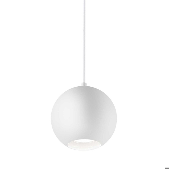 Mr jack sp1 big ideal lux lampada a sospensione sfera bianca