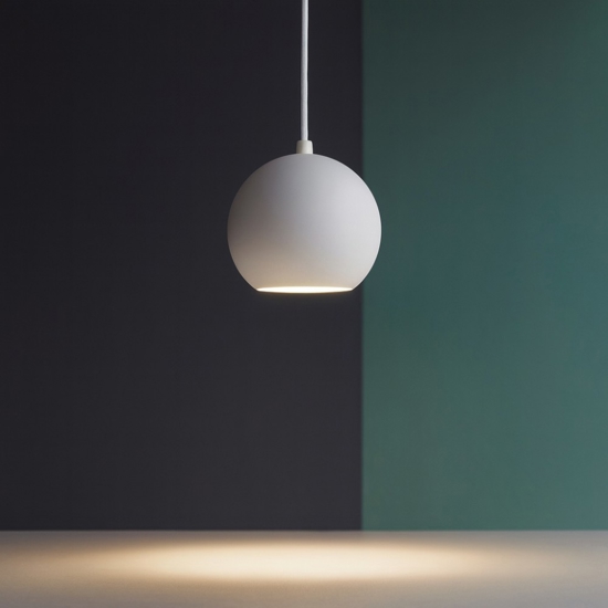 Mr jack sp1 big ideal lux lampada a sospensione sfera bianca