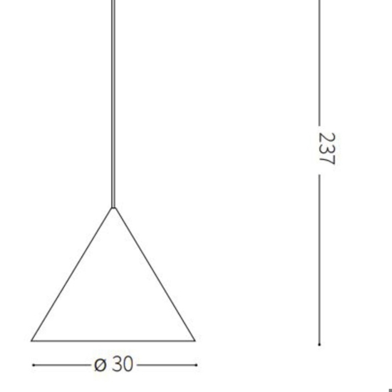 Ideal lux a-line sp1 d30 lampada a sospensione bianco per cucina