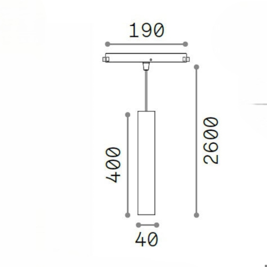 Ego pendant lampada a sospensione led 13w dali 3000k bianco ottica 30 ideal lux