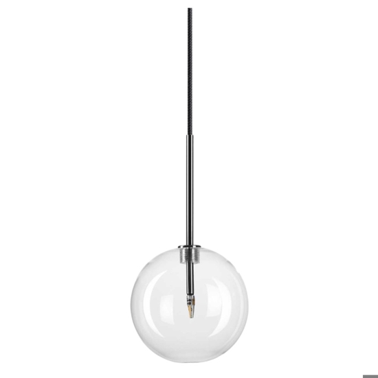 Equinoxe sp1 d15 cromo ideal lux lampada per comodino camera da letto