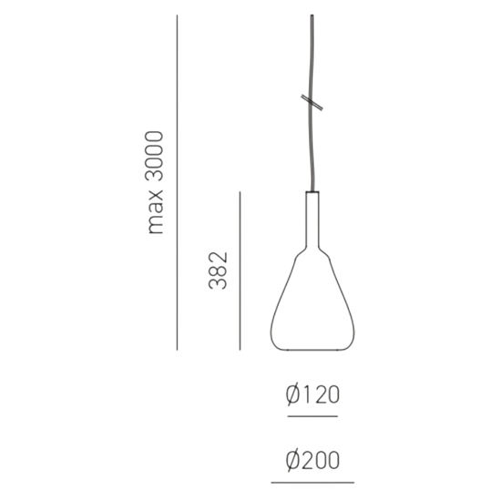 Gea luce ofelia lampada a sospensione da cucina