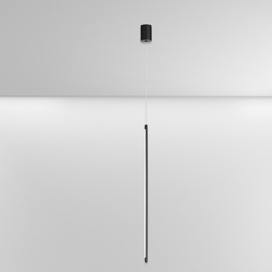 Ondaluce so genius v nero lampada a sospensione cilindro led Ondaluce so genius v nero lampada a sospensione cilindro led