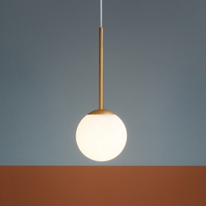 So jewel ondaluce lampada a sospensione oro sfera vetro