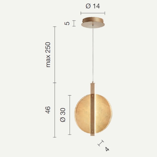 Juis pc verde ondaluce lampada led a sospensione in vetro Juis pc verde ondaluce lampada led a sospensione in vetro