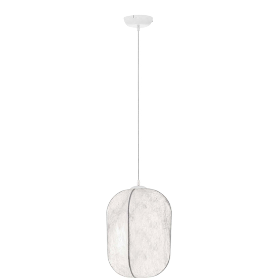 Lampada a sospensione bianco seta di gelso 30cm Lampada a sospensione bianco seta di gelso 30cm