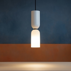 Maytoni memory lampada a sospensione bianca minimal per camera da letto