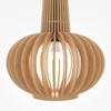 Maytoni roots lampada a sospensione in legno rustico per cucina