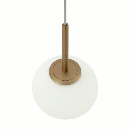 Maytoni basic form lampada a sospensione per camera da letto sfera in vetro