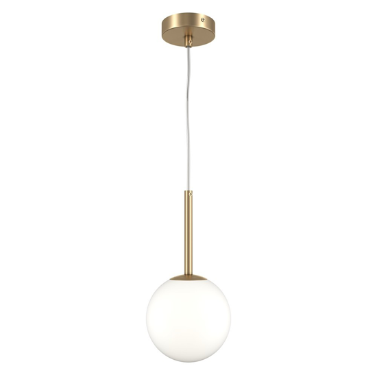 Maytoni basic form lampada a sospensione per camera da letto sfera in vetro