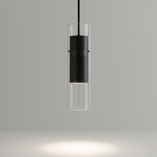 Maytoni dynamics lampada a sospensione per comodino colore nero