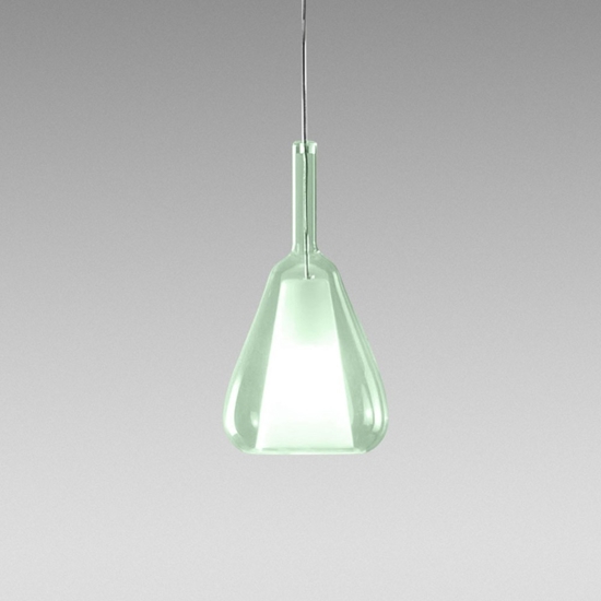 Gea luce ofelia lampada a sospensione per isola cucina in vetro