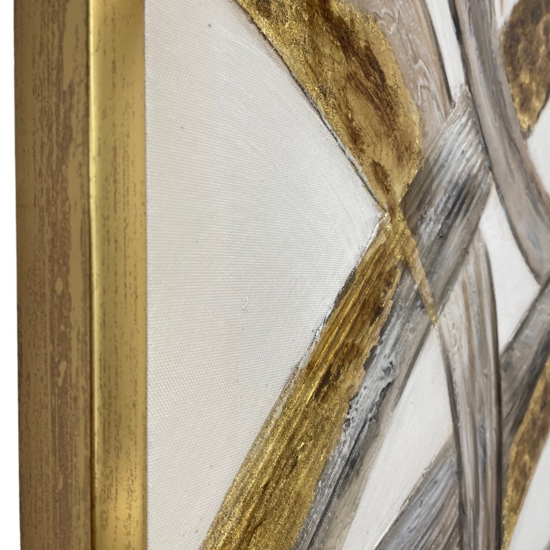 Quadro astratto moderno nodi 80x120 per soggiorno