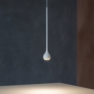 Gea luce ursula lampada a sospensione led 5w 3000k per comodino minimal