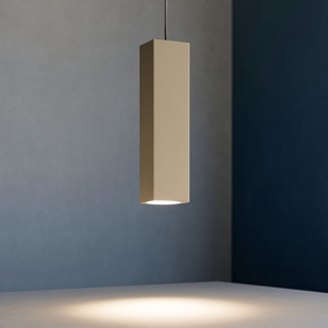 Lampada a sospensione per penisola cucina sabbia toplight plate