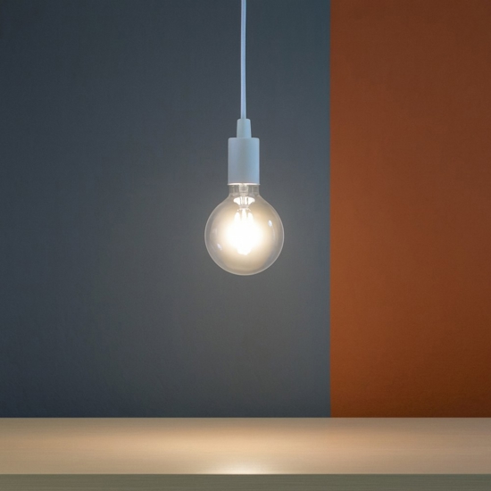 Edison sp1 lampada a sospensione bianco ideal lux