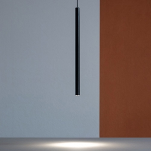 Ideal lux ultrathin sp d100 round nero lampada cilindro led 11,5w 3000k